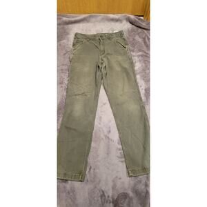 Carhartt Relaxed Fit Pants Mens 32x34 Gray Workwear Canvas Rugged Flex Work Pant